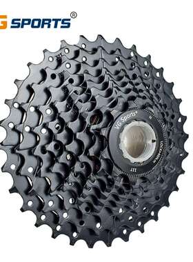 VG Sports 9速11-32T黑色公路自行车卡式飞轮11-32 自行车零配件