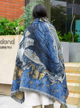 代约饰提花挂毯户外露营毯四季通简用一片式沙装波西米亚现发巾盖