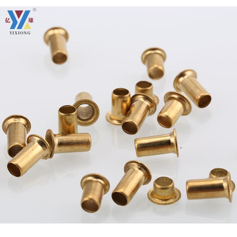 亿钉雄铜铆钉铜空心铆状5铜548管铆钉铜鸡眼铆钉M2/2.3/2./3/4/5