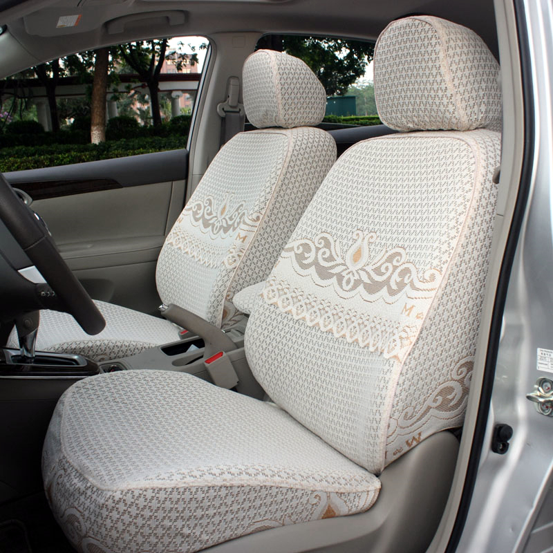 订做汽车座套g布艺全包围蕾丝座套坐垫专用座椅套定制座垫坐套夏