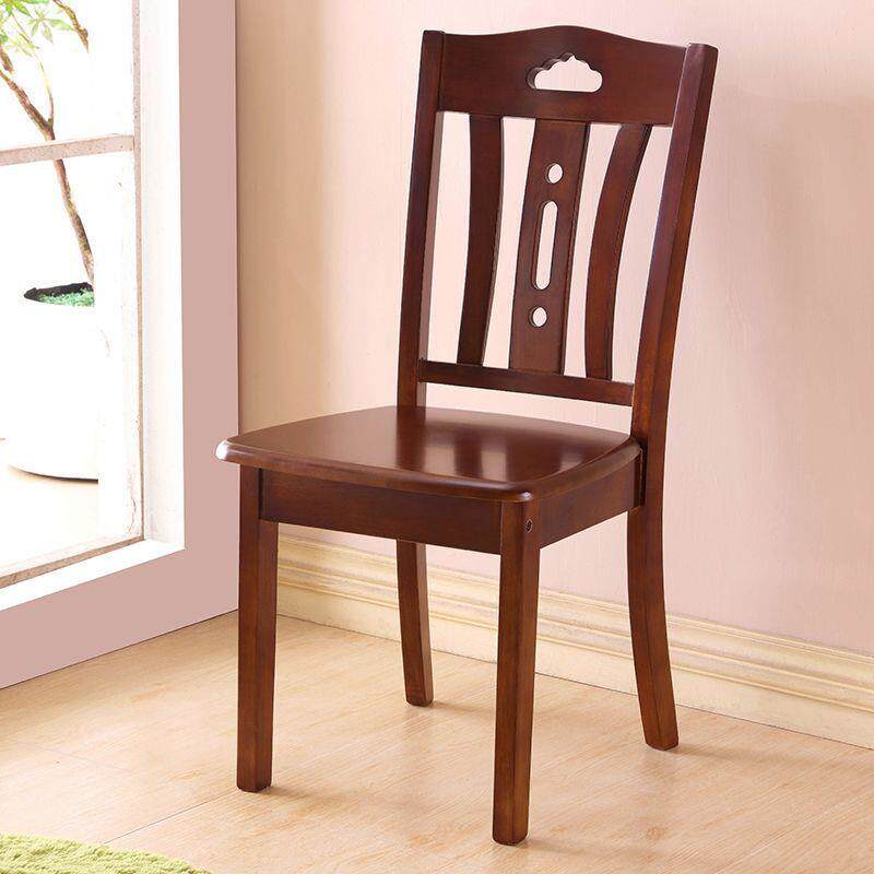 全实木椅子餐椅家用凳子靠背椅简约现代中式餐厅木头椅饭店餐桌椅