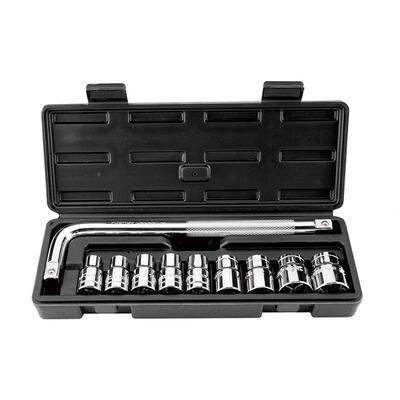 波斯10件15323套12.合mm公系列制套筒组套汽修5汽保工具组L杆扳手