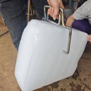 30冰4不FOW锈钢冰夹椎子锻打手提碎冰块夹冰拖冰破冰凿器冰凿子