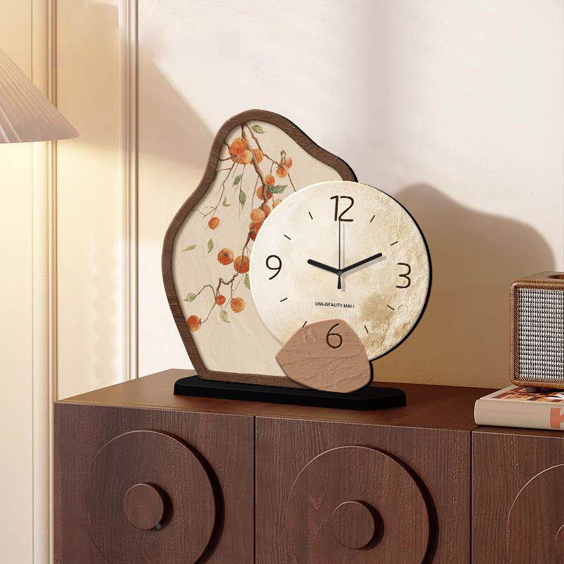 TZ-DENG-古风创中意座钟桌面时摆台钟式2025新中式高级感客表厅钟