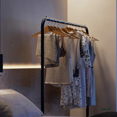 晾衣架地卧室挂架落家用衣架帽架室内宿舍F9THM758衣服凉衣杆阳台