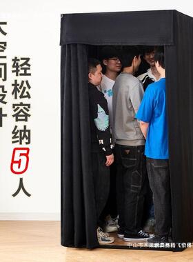 344商临时移动试场衣间服装店落可地便携式折叠更简易衣室换衣间