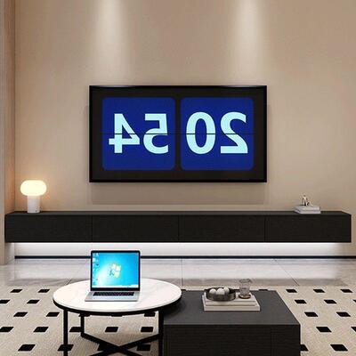 全实木悬壁挂超窄小型浮电视柜户型家具胡落地台DNO北欧小极桃简