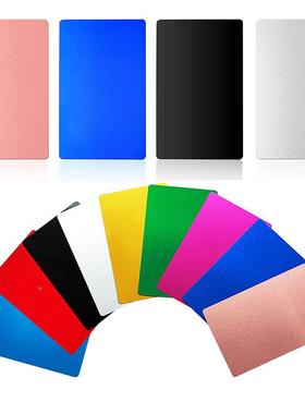 10调0彩色金属铝PO-092片/激光打标名片/雕刻.试张卡片/光纤机045