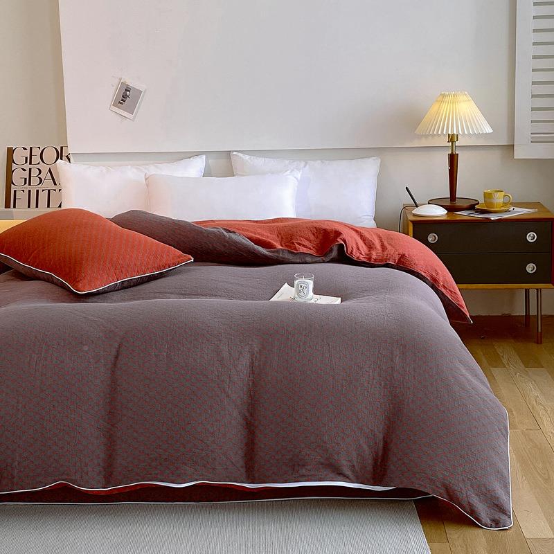 纯棉3被套单件02米新款CWA类全棉双层纱15单人180×2220被罩双人