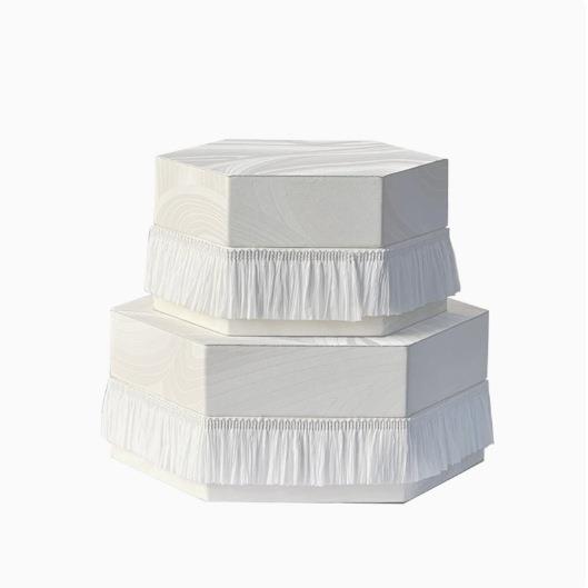 简约高级感编织皮质首饰盒设计师家居软装饰品摆件收纳盒桌面摆台图片