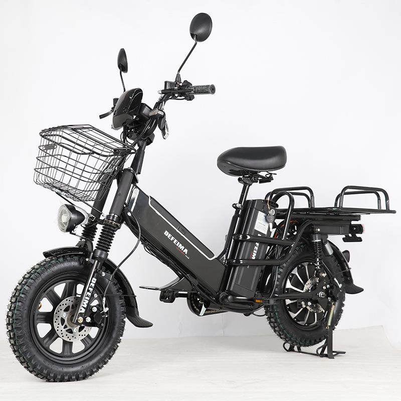 新型双电池16寸MonsterPRO电动自行车快递送餐助力车锂电踏板车