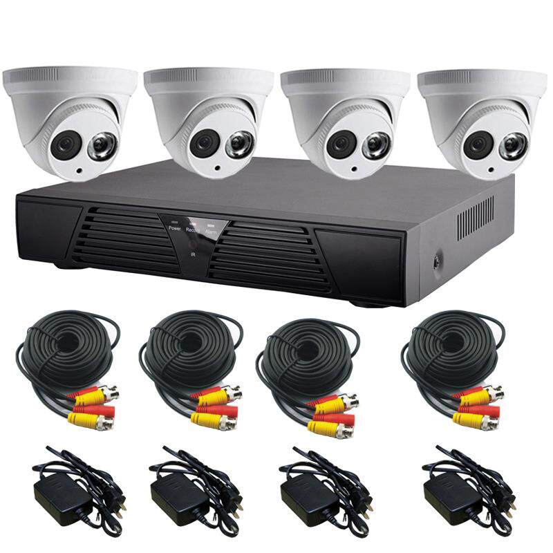 家用监控套装家用监控设备套装安防工程4CHCCTVdvrkit