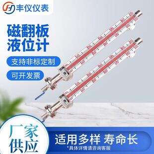 磁翻板液位仪侧装磁偶液位仪304不锈钢磁翻板液位计