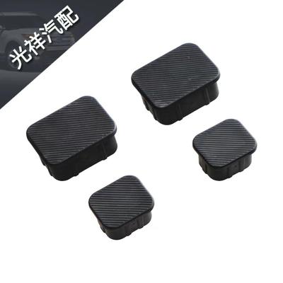 橡胶盖外饰改装件2/4门黑色橡胶塞盖适用于福特Bronco21-224pcs