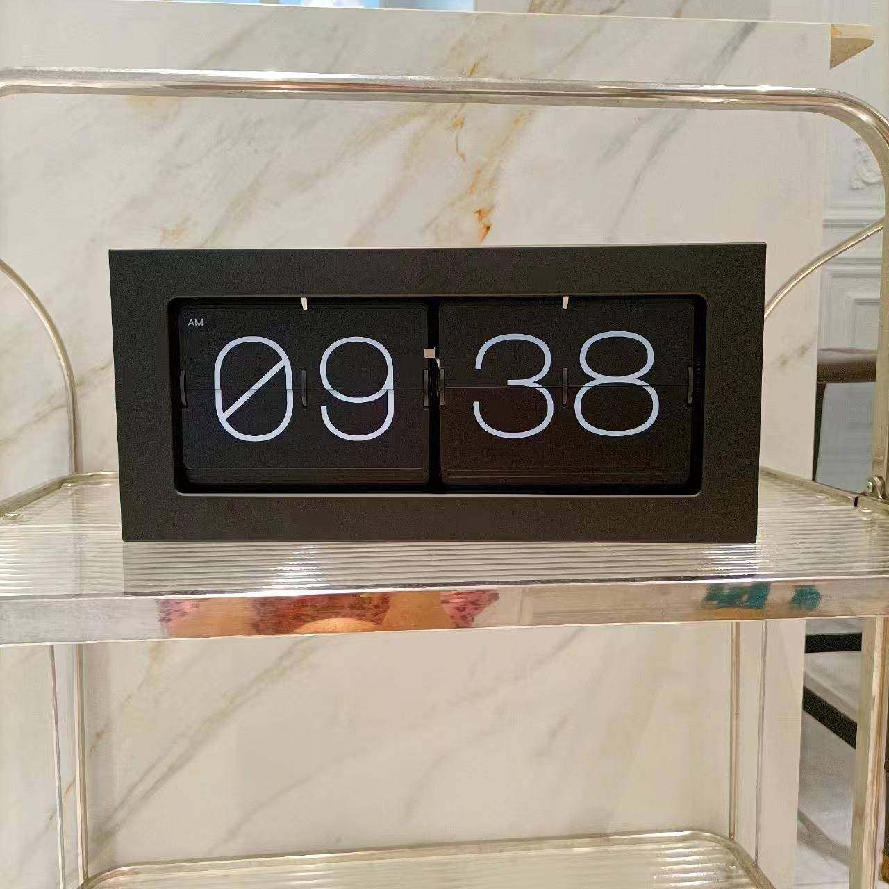 欧式自动翻页钟复古简约家居客厅座钟大号机械翻页时钟,机械设备,其他机械设备,淘宝优惠券,粉丝福利购,淘宝优惠卷