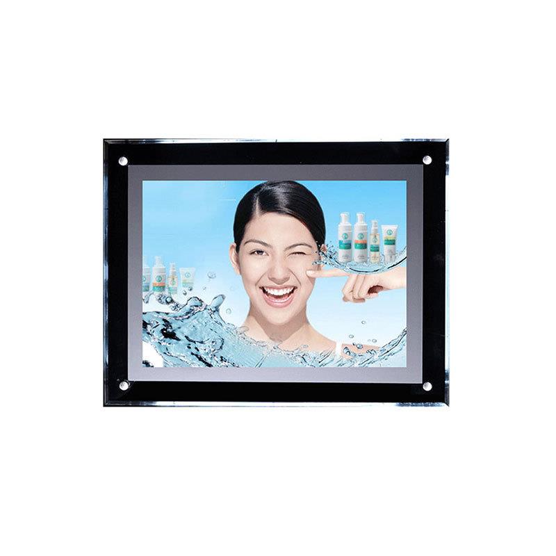 水晶灯箱台式led广告灯箱菜单酒吧价目表亚克力超薄点餐牌制作