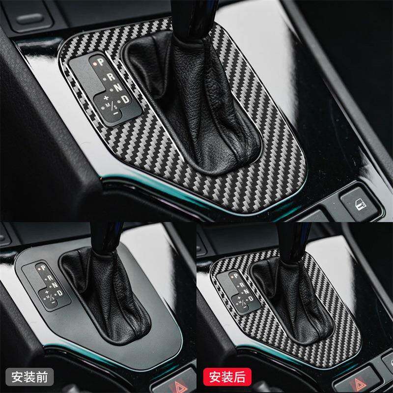 适用饰于宝马9-3适用于宝款850系E39碳纤维内饰改装件档位面板装