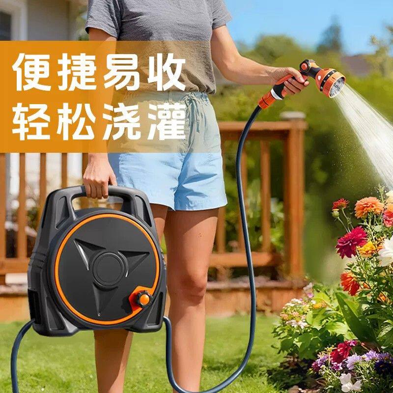 便携式花园水管水枪软管轻便折叠浇水管户外洒水浇花神器喷头套装