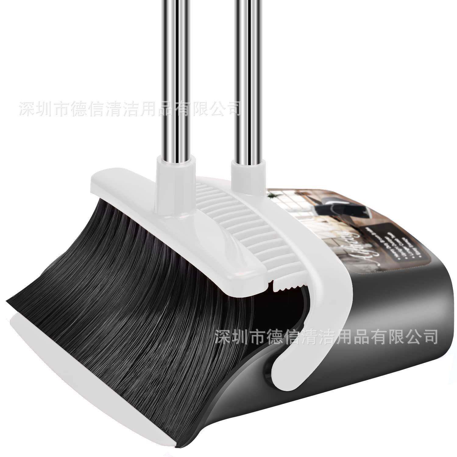 Aifacay扫帚和尘盘套装地板清洁防尘盘扫把簸箕套装家庭厨房立式