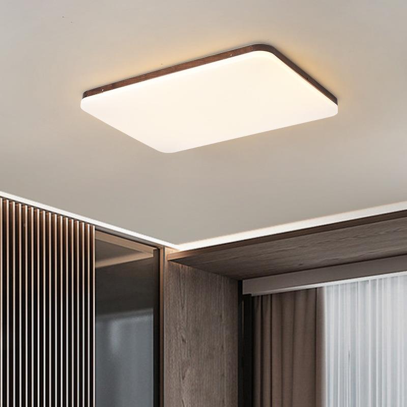 奶创油风灯护眼长方形吸顶灯意主极504简个性卧室现代简约大气客