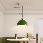 新款 护眼餐厅吊灯685现奶代简约灯油风可位摇臂餐移桌吧台饭厅具