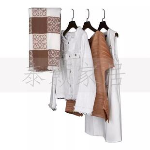 现代极简柜样板盒房衣摆帽间件展厅衣衣PMG服收纳托盘软装饰品