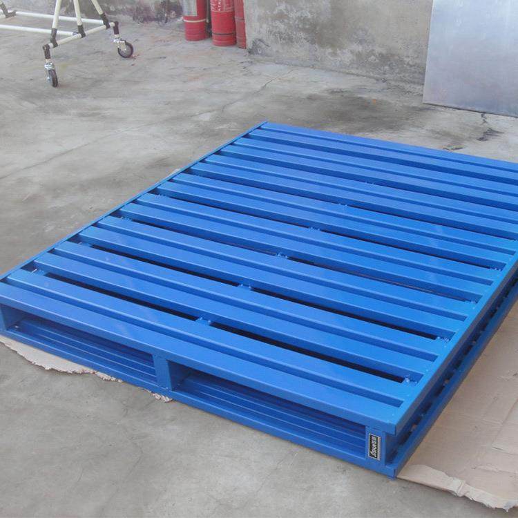 双面0码垛可堆叠重铁托盘加厚重型3吨载金属托盘托盘钢尺寸120ENH