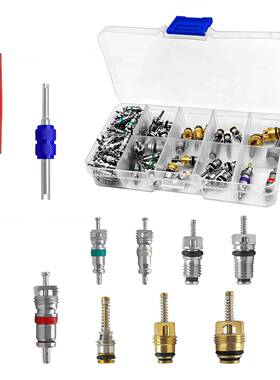 汽车空件调气门芯组金合套装45372空134a调配空调气门芯套件属配