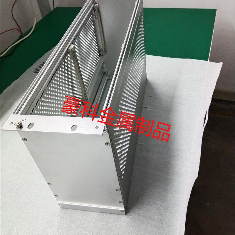 标准19英寸cpci铝型材机箱定制2u3u4u5u6u7u8u定制不含前后面板