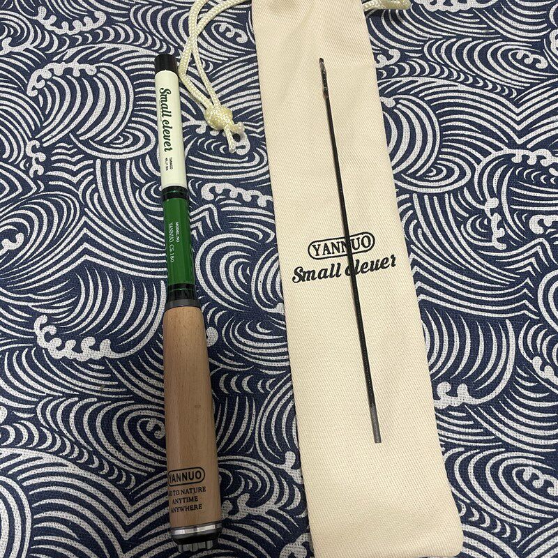 小蛙竿小物钓竿鹅卵石马口白条便携露营迷你短节超轻超短溪流手竿