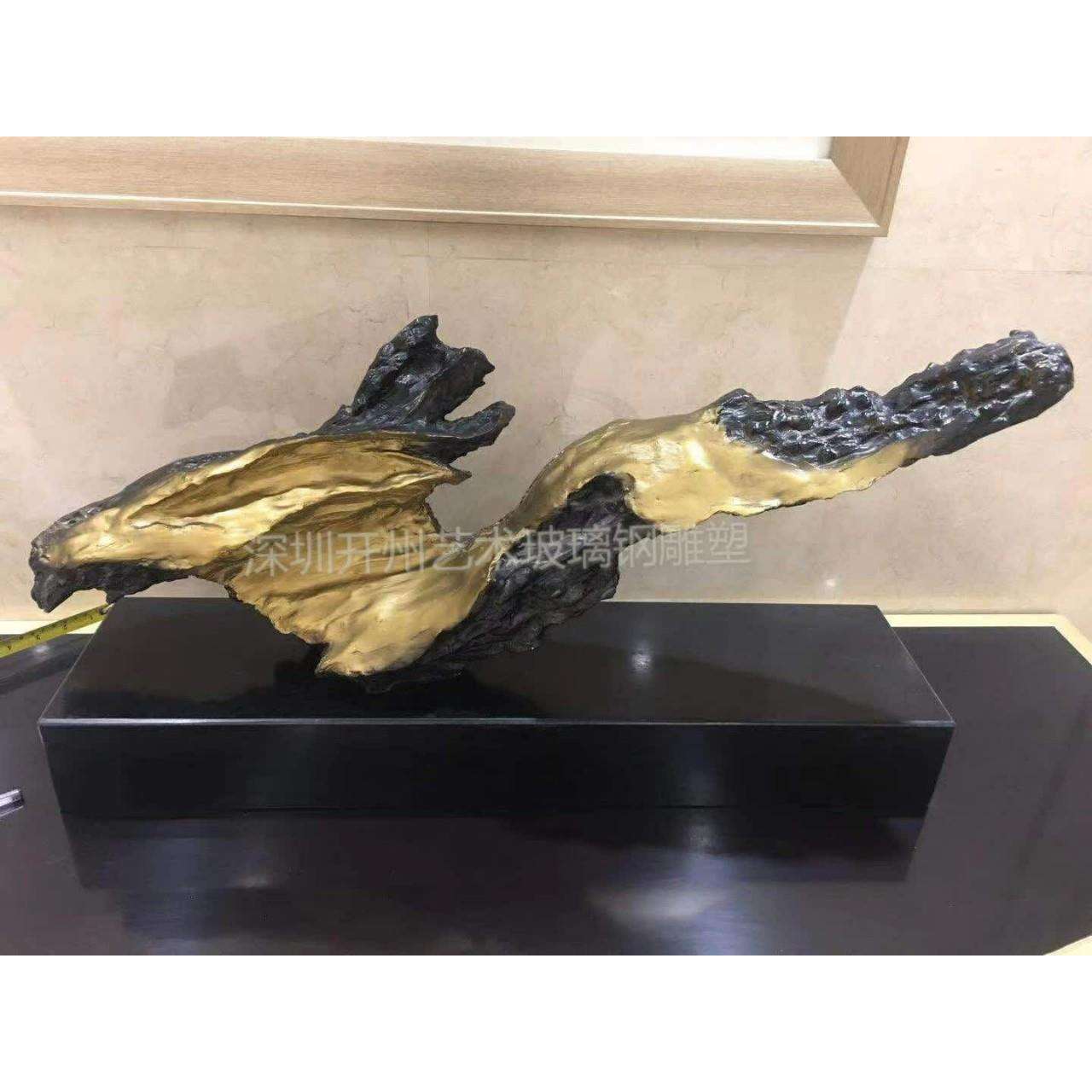 现货有模具家居办公室摆件树脂工艺品仿真木头园林景观雕塑装饰品