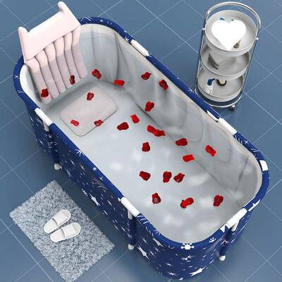 宽敞泡澡桶大人折叠加热沐浴洗澡桶家用坐浴盆全身浴桶浴缸成