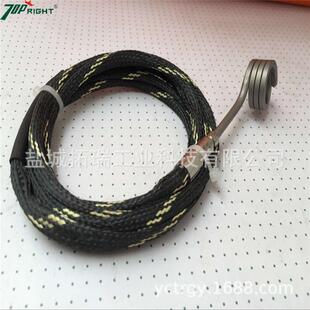 带黑黄色卡夫拉钛烟钉电加热器石英烟钉电加热器120V/120W