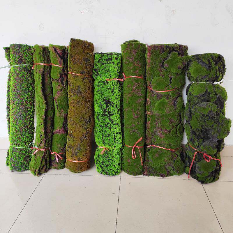 仿真苔藓绿化青苔植绒绿化布景绿化装饰植物墙画框打底绿化仿真