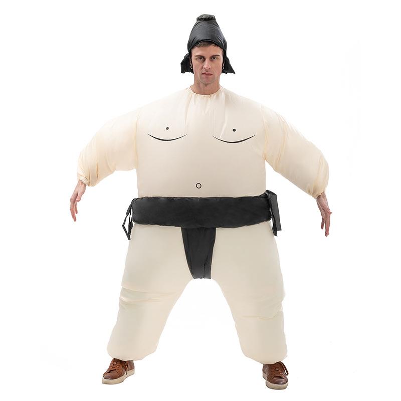 儿童成人相扑充气服角色扮演搞笑演出服卡通人偶胖子表演道具玩具