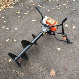 4-30口径汽油挖坑机植树造林树坑机双人手提式打坑机