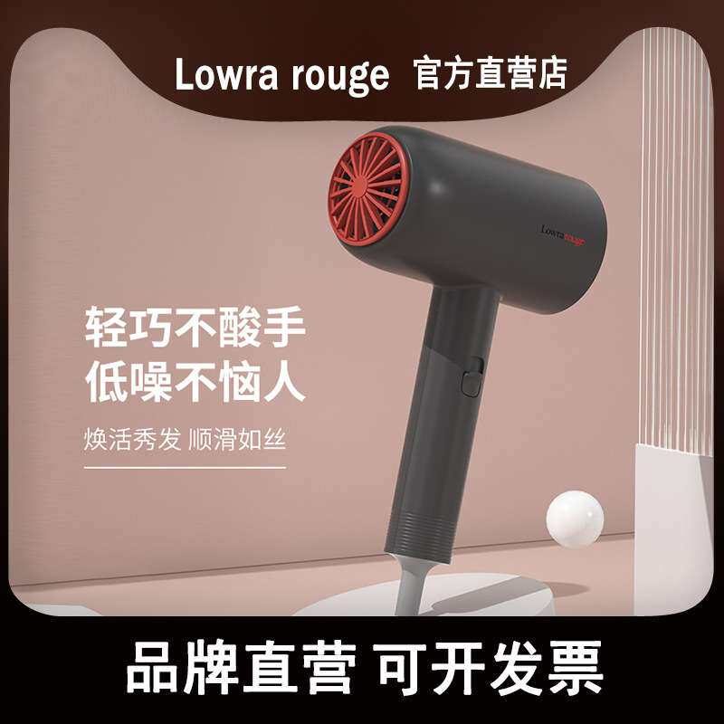 Lowra rouge罗拉家用电吹风机负离子护发大功率吹风筒宿舍用学生