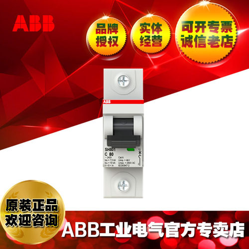 ABB微型断路器SH801-D80/2TAZ190100R0801