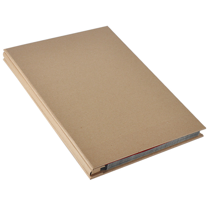 16寸复古牛皮纸相册粘贴式 覆膜家庭影集内页可写字任意摆放照片