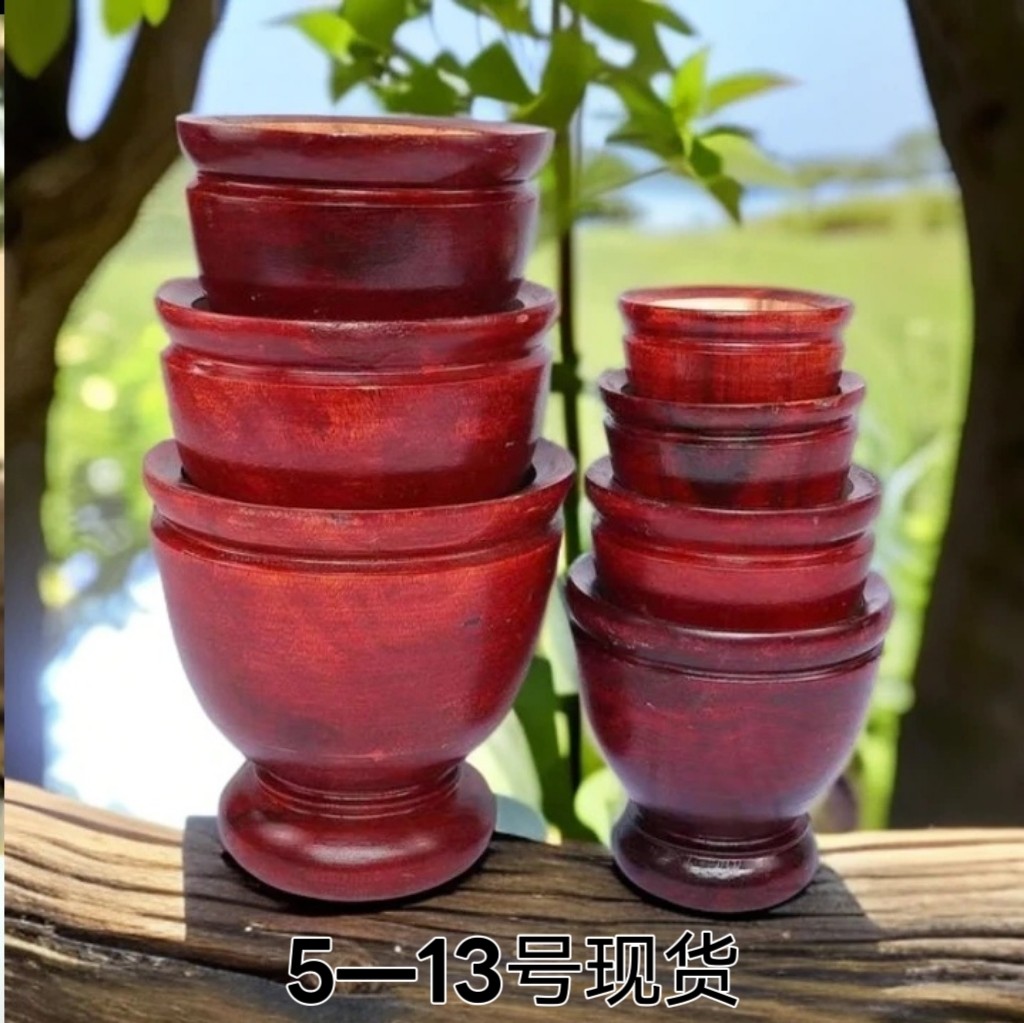 傣味实木舂臼捣蒜研磨器家用