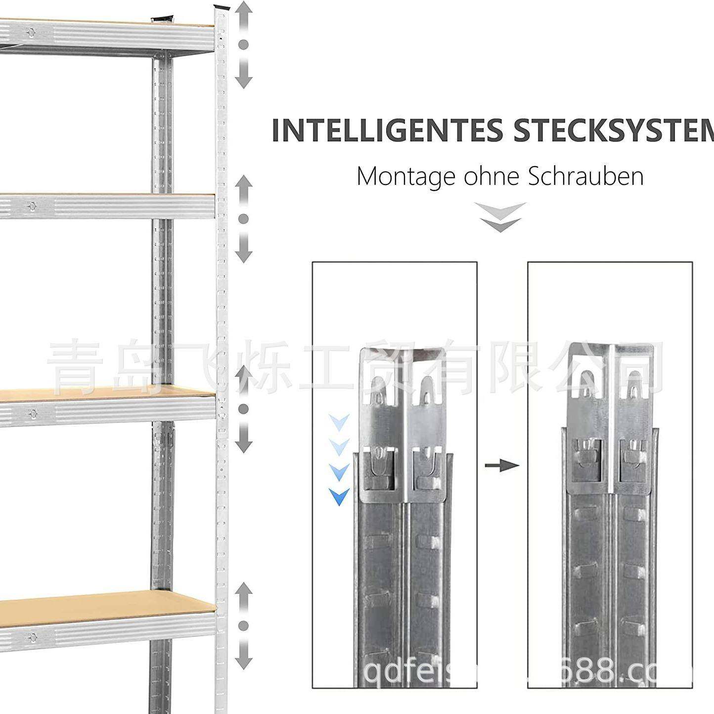 欧式角钢镀锌BTB银货架五层喷塑储落地家库用置架仓汽修仓物收纳,收纳整理,书桌收纳置物架,淘宝优惠券,粉丝福利购,淘宝优惠卷