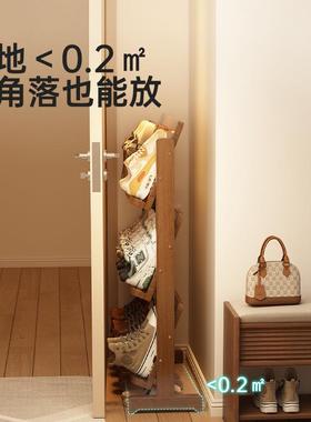 简租易鞋出18458屋用架子门架口多层斜放式小型窄款玄关门鞋后楼