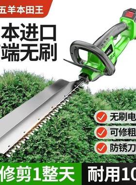 电动绿修篱剪机园充电式花OED剪刀修枝修剪采茶叶绿化花草林工具