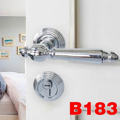 美式金色门室北欧卧室实手木PVD房门7255静音锁静音内磁吸执亮锁