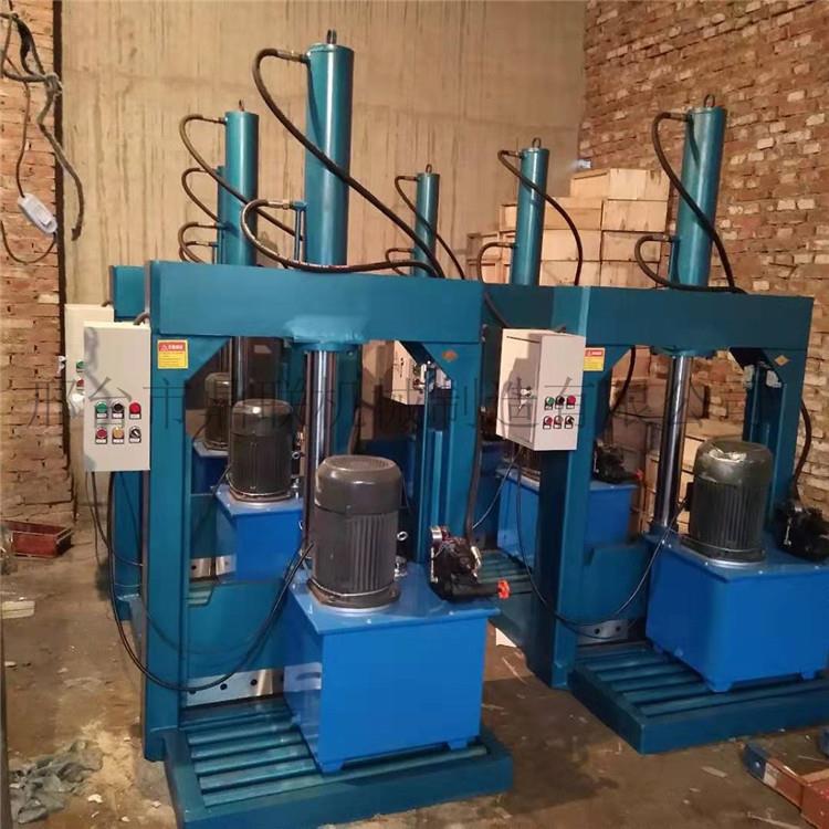 橡胶块龙门式切胶机660膜PP塑料卷液压铡剪刀包装袋液压裁机