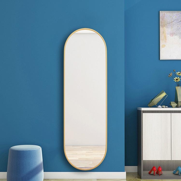 家用壁挂身镜落镜地轻大尺665寸镜子女生卧室i全ns网红奢试衣镜子