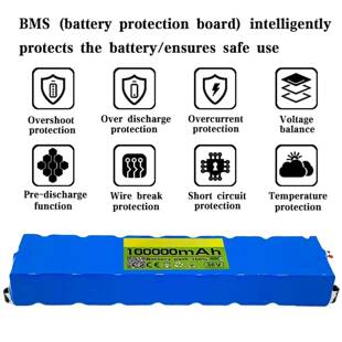 150S动3P36V100000m870Ah186适0锂电池配M365电滑板车用电池