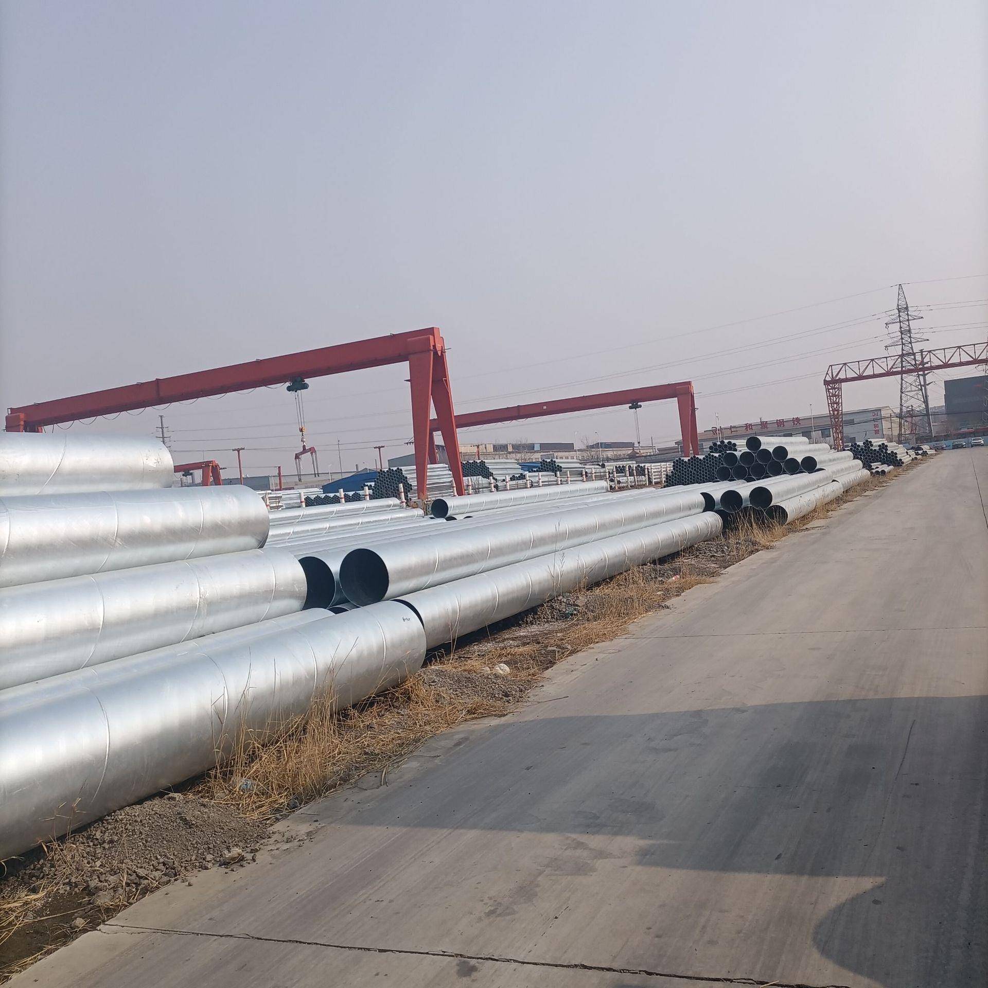 厂家直营热2镀锌口螺旋钢管Q235B大径螺旋焊接钢CPQ219-管100