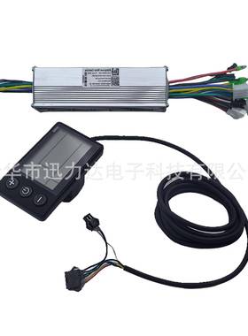 电动自无行车电动车LCD48835液仪表双驱刷电机控制速度显器示8晶6