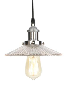 美DA01铬色式乡村复现代简约铬个性色银色透厅明玻璃灯罩吧台餐古